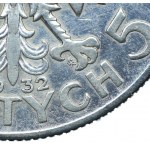5 zloty 1932 Warsaw, with mint mark - RARE