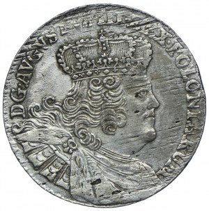 August III Sas, ort 1754 EC, broad head