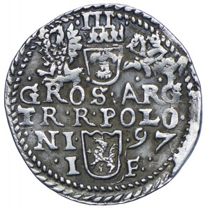 Zygmunt III Waza, trojak 1597, Olkusz