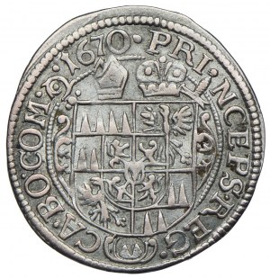Austria, Vescovato di Olomouc, Carlo II di Lichtenstain, 3 krajcars 1670, Kroměříž