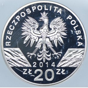 20 Gold 2014, Polish Horse - tarpan, GCN PR70