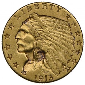 USA, 2 dollari e mezzo 1913