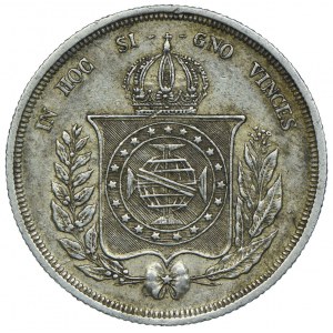 Brazylia, Piotr II, 500 reis 1867 Rio de Janerio