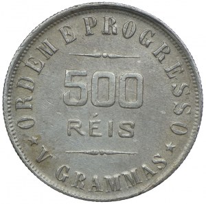 Brazil, Republic, 500 reis 1906 Rio de Janerio