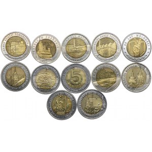 5 złotych okolicznościowe 2014-2020 (12szt.)