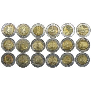 5 złotych okolicznościowe 2014-2019 (18szt.)