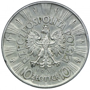 10 zloty 1935, Józef Piłsudski