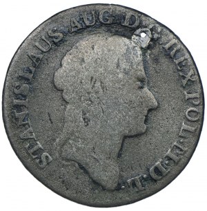 Stanislaw August Poniatowski, zloty (4 pennies) 1787 E.B..