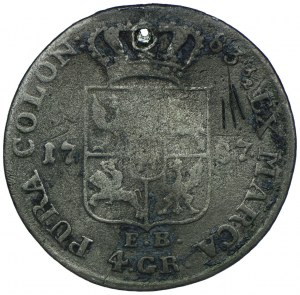 Stanislaw August Poniatowski, zloty (4 pennies) 1787 E.B..