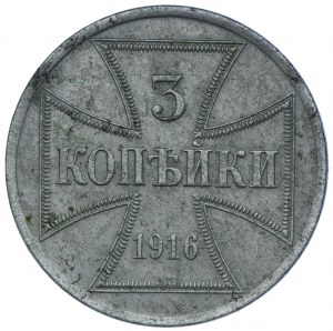 Poland, 3 kopecks OST 1916 A, Berlin