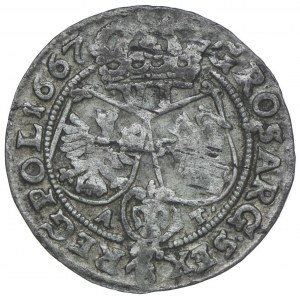 Jan II Kazimierz, szóstak 1667 AT, Kraków