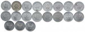 PRL set, 20 pennies 1949-1978 (19pcs).
