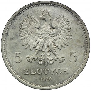 5 złotych 1930, Sztandar