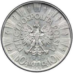 10 zloty 1936, Józef Piłsudski