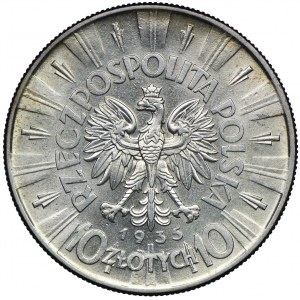 10 zloty 1935, Józef Piłsudski