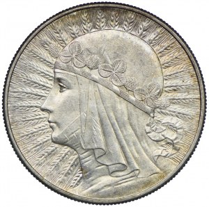 10 gold 1932 bz London, Head of a Woman