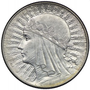 10 gold 1932 bz London, Head of a Woman