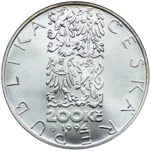 Czech Republic, 200 crowns 1994, Jablonec nad Nisou