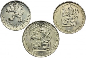 Czechoslovakia, 50 kroner 1947, 10 kroner 1964, 25 kroner 1965 (3pc).