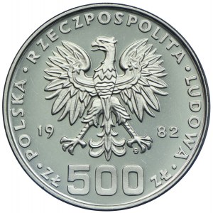 500 zlatých 1982, dar Pomoranska, vzorka niklu
