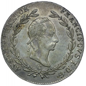 Austria, Francis, 20 krajcars 1830 C, Prague