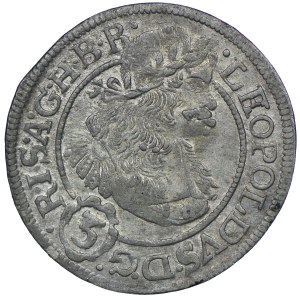 Silesia, Silesia under Habsburg rule, Leopold I, 3 krajcary 1670, Wrocław