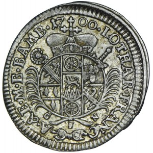 Germany, Bamberg - bishopric - Lothar Franz von Schönborn, 4 krajcars 1700, Nuremberg