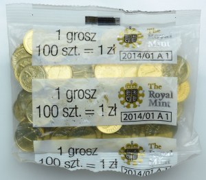 1 penny 2014 Royal Mint - mint bag (100pcs).