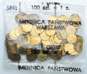 1 penny 1992 - mint bag (100pcs).