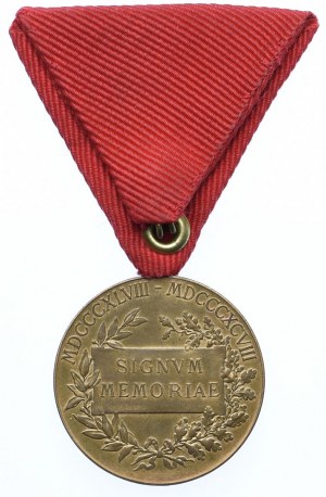 Austria-Hungary, Franz Joseph I - Jubilee Medal 1848-1898