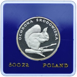 500 złotych 1985, Wiewiórka
