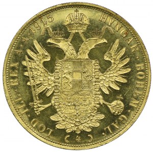 Austria, Franz Joseph I, 4 ducats 1915, Vienna, old minting