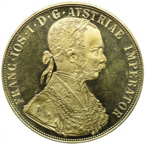 Austria, Franz Joseph I, 4 ducats 1915, Vienna, new minting