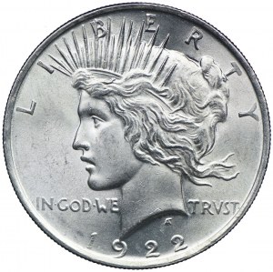 USA, $1 1922 Peace, Philadelphia