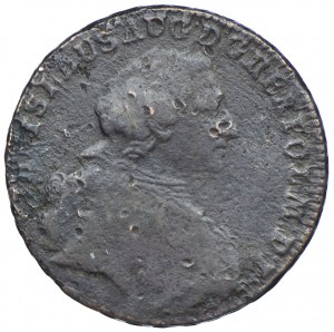 Stanisław August Poniatowski, trojak 1766, popiersie króla w zbroi, moneta koronna