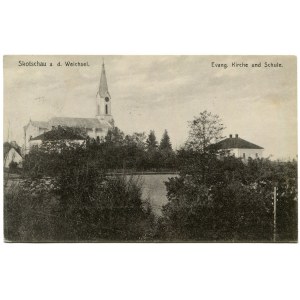 Pocztówka Skoczów/Skotschau, 27.7.1908