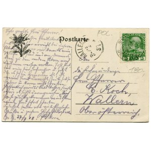Pocztówka Skoczów/Skotschau, 27.7.1908