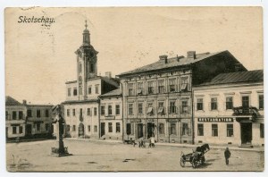 Pocztówka Skoczów, Rynek 4.10.1911
