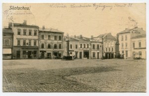 Pocztówka Skoczów, Rynek, 15.11.1915