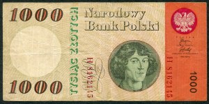 1000 zloty 1965 - H -.