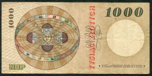 1000 zloty 1965 - H -.