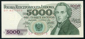 5,000 PLN 1982 - DP -.