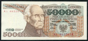 50.000 złotych 1989 - AL -