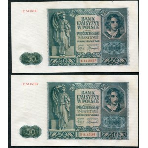 50 złotych 1941 - E - (2szt.)