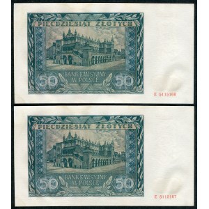 50 złotych 1941 - E - (2szt.)