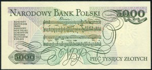 5,000 PLN 1988 - CS -.