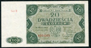 20 złotych 1947 - Ser. B -