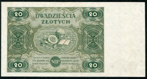 20 złotych 1947 - Ser. B -