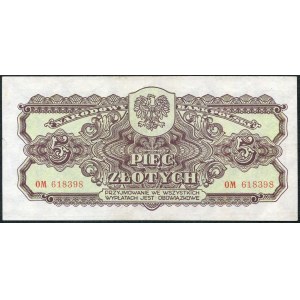 5 złotych 1944 ...owe - OM -