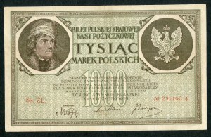 1,000 marks 1919 - Ser. ZL. -